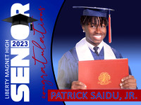 18x24 lawn sign for Patrick 2023